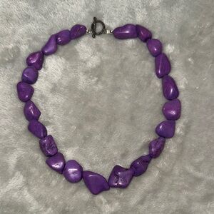 Purple Stone Necklace